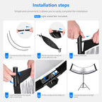 Neewer 10099679 Clamshell Photography Light Reflector