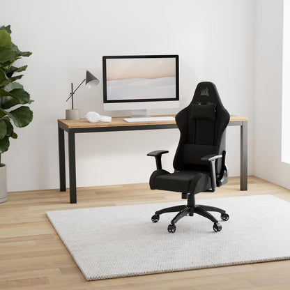 Corsair CF-9010051-WW TC100 Relaxed Fabric Gaming Chair - Black