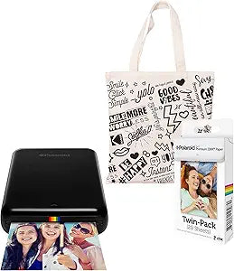 Polaroid AMZASK6MP01B Zip Wireless Printer Starter Kit Black