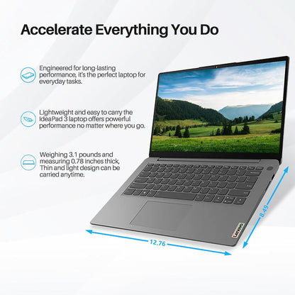 Lenovo IdeaPad Business Laptop, Ryzen 7 5700U, 20GB RAM, 1TB SSD, 14" FHD