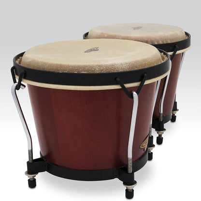 Latin Percussion CP221-DW Cosmic Bongos Dark Wood 6/7"