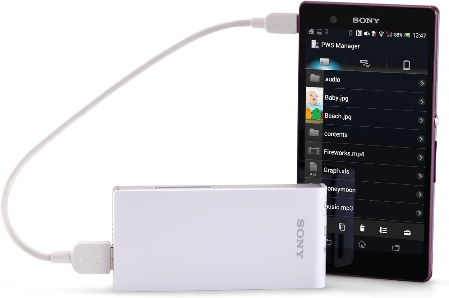 Sony WGC10/N Portable Wireless Server for Smartphones