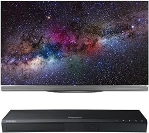LG OLED65E6P 65-Inch 4K OLED TV with Samsung Blu-ray Player