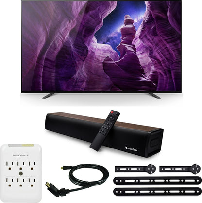 Sony XBR-55A8H - 55-Inch OLED 4K Smart TV - Soundbar Bundle