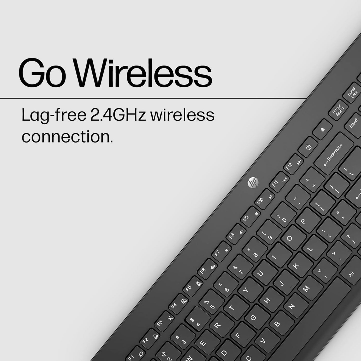 HP 3L1E7AA#ABA 230 Wireless Keyboard Quiet Low-Profile
