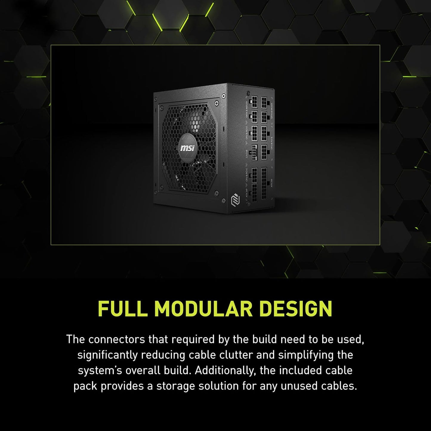 MSI MAG A750GL PCIE5 750W 80+ Gold ATX 3.1 PSU