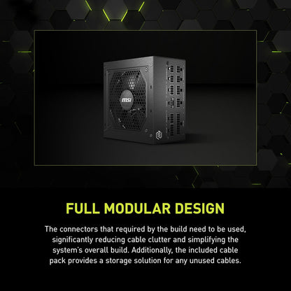 MSI MAG A750GL PCIE5 750W 80+ Gold ATX 3.1 PSU