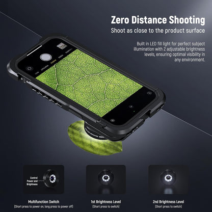 Neewer 10102728 45X Mini Microscope Phone Lens