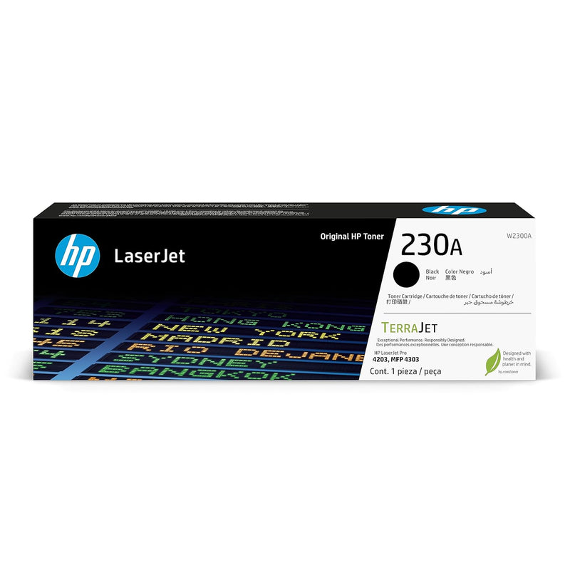 HP W2300A Toner - LaserJet 230a Black Cartridge — main product image