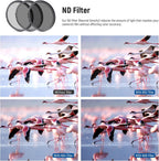 Neewer 10101900 52mm Lens Filter Set Macro ND UV CPL FLD