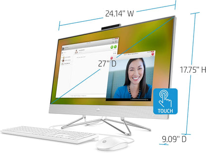 HP 27-dp0160 All-in-One Desktop Ryzen 5 16GB 512GB SSD