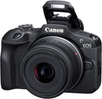 Canon 6052C022 EOS R100 Mirrorless Camera with 18-45mm & 55-210mm Lens Kit