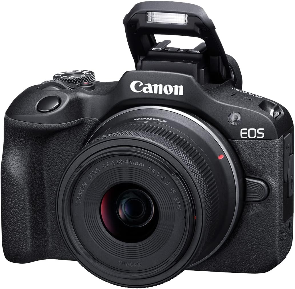 Canon 6052C022 EOS R100 Mirrorless Camera with 18-45mm & 55-210mm Lens Kit