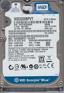 Western Digital WD3200BPVT-24JJ5T0 320GB SATA HDD — main product image