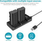 Neewer 10095059 NP-F550 Battery Charger Set