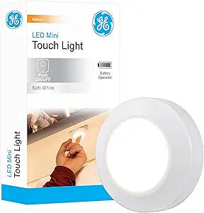 GE 55219 LED Mini Touch Light Battery Operated