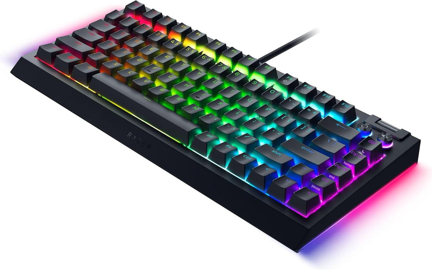 Razer BlackWidow V4 75% Hot-Swap RGB Keyboard Renewed