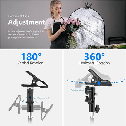 Neewer 10093980 Photo Studio Reflector Clamp Holder
