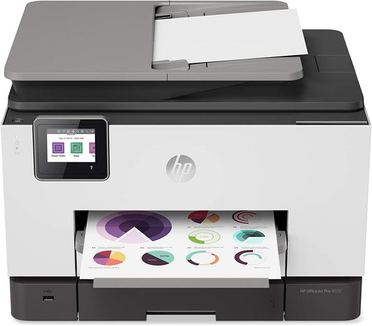 HP 1MR78A Officejet Pro 9020 Wireless Inkjet Printer (Renewed)