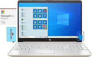 HP 1B9N3AV-3318-8555 15.6" Touchscreen Laptop with MS 365