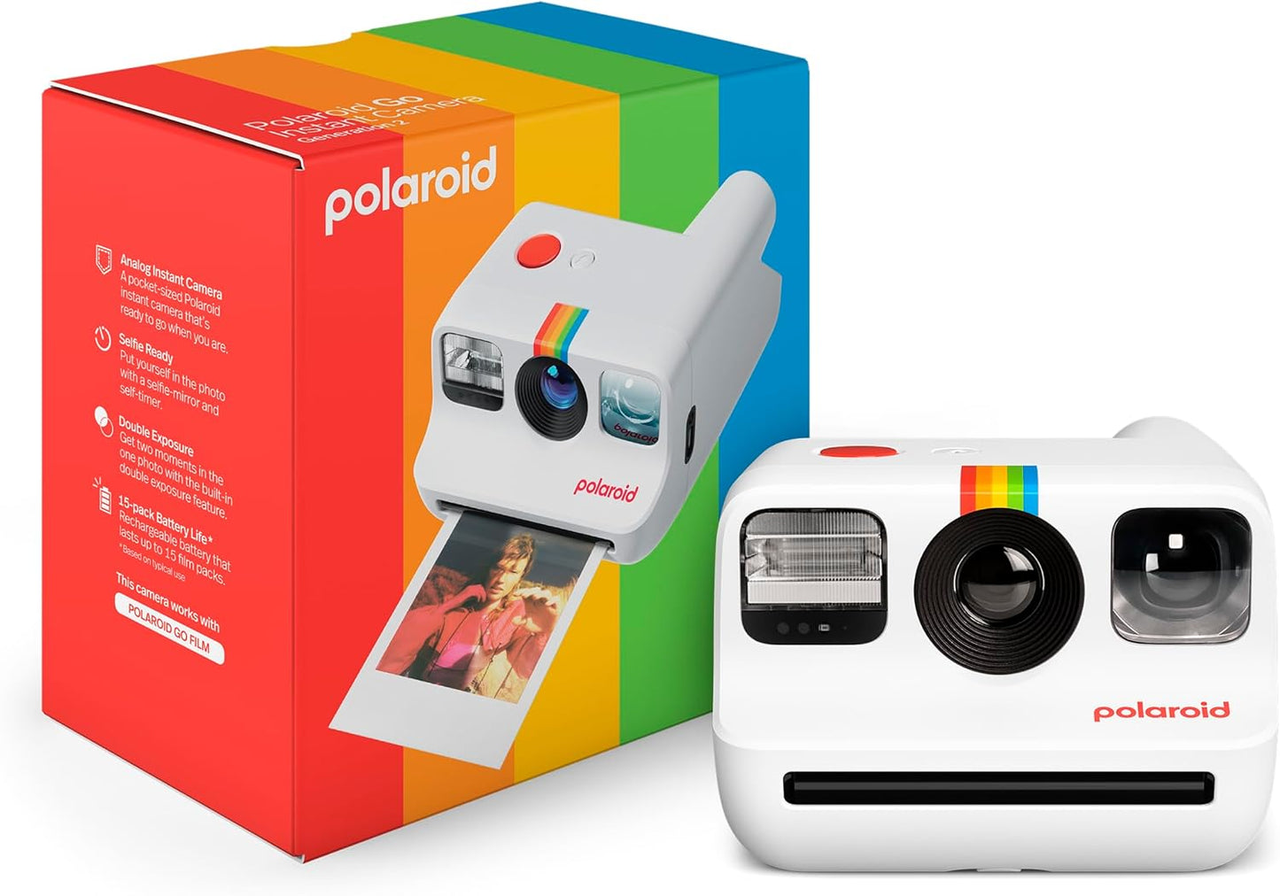Polaroid 9097 Go Generation 2 Mini Instant Camera - White