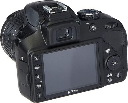 Nikon K-100974-CR D3400 DSLR Camera with 18-55mm Lens (Renewed)