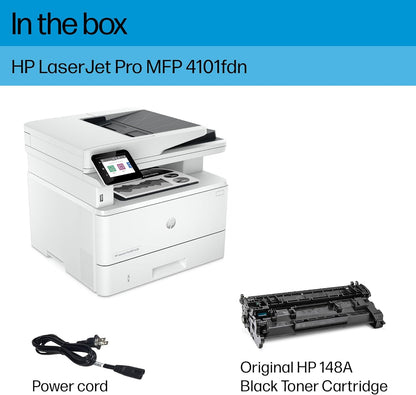 HP 4101fdn LaserJet Pro MFP Printer Fast Print Scan Copy Fax
