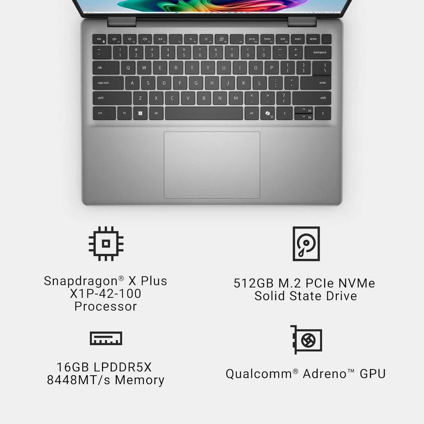 Dell i5441-SX8027GRY-PUS Inspiron 5441 14" Snapdragon X Plus Laptop