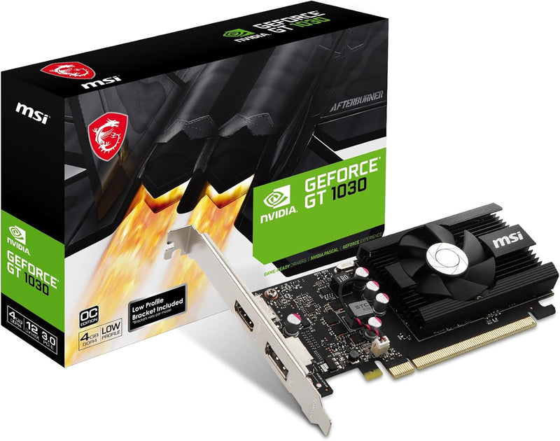 MSI G103044PC GeForce GT 1030 4GB DDR4 OC Graphics Card — main product image