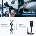 Neewer 40089112 Tablet Mount for Mic Stand - 6-11 inch