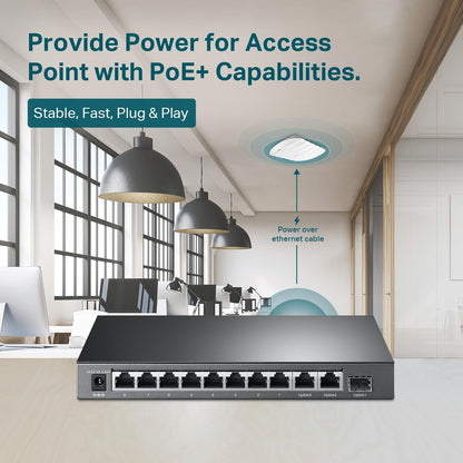 TP-Link TL-SG1210MP 8-Port Gigabit PoE+ Switch