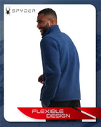 Spyder Brushed Heather Fleece Jacket Midweight Zip