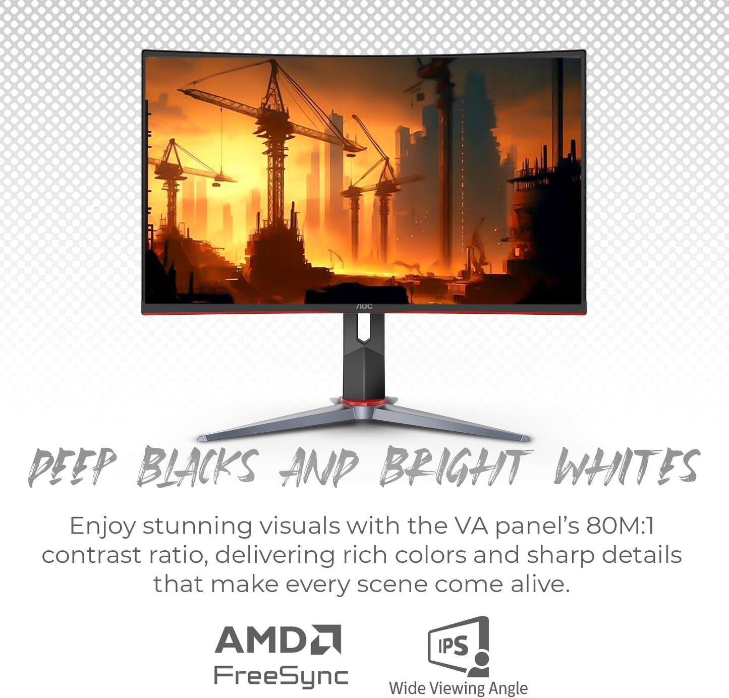 AOC C27G2 27" 165Hz Curved Gaming Monitor