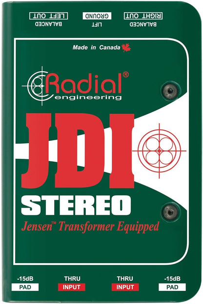Radial Engineering JDI STEREO Premium Passive DI Box
