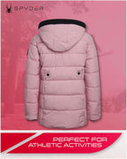 Spyder Puffer Jacket Girls Long Length Quilted Winter Coat