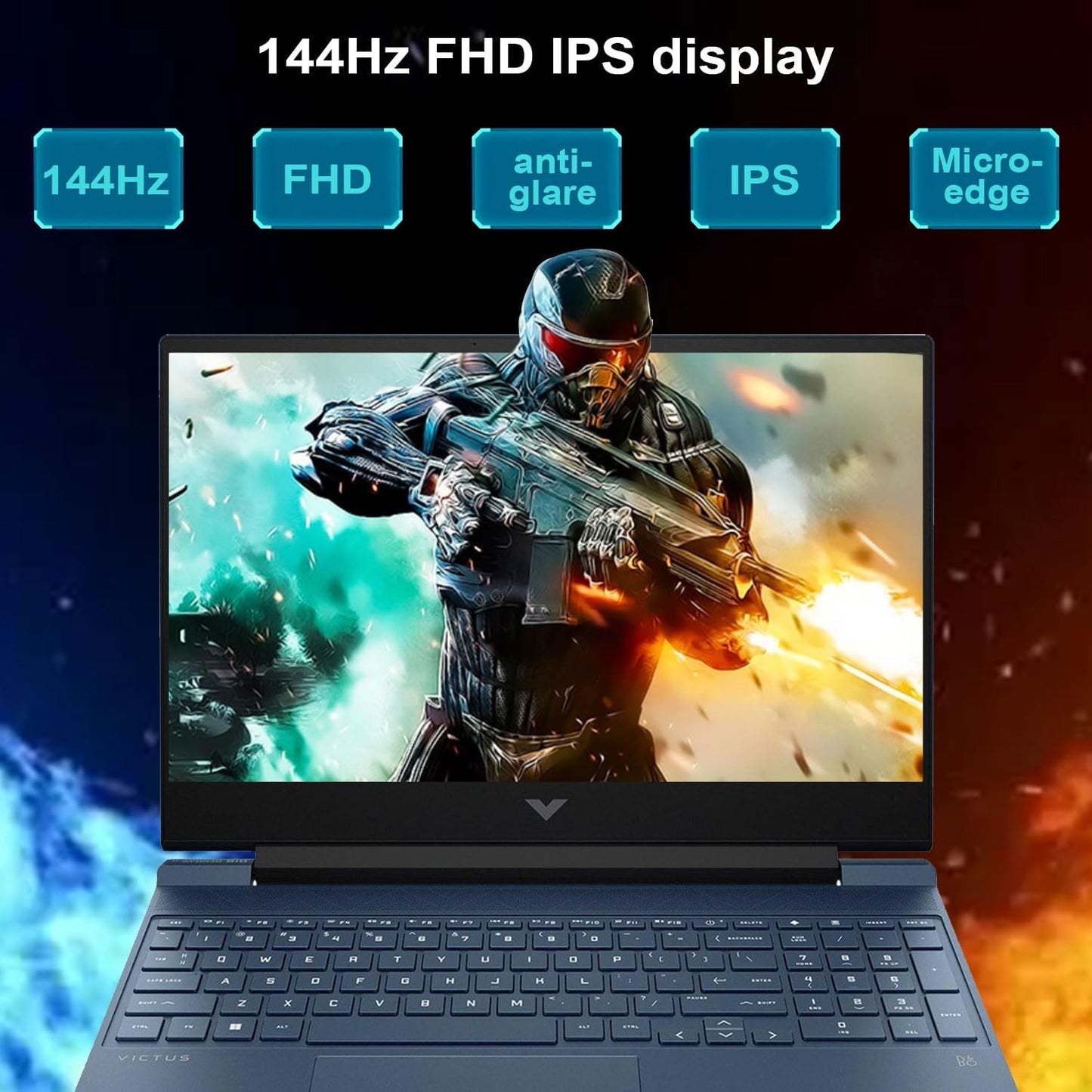 HP TPN-Q278_599J4AV Victus 15.6" RTX 3050 Gaming Laptop