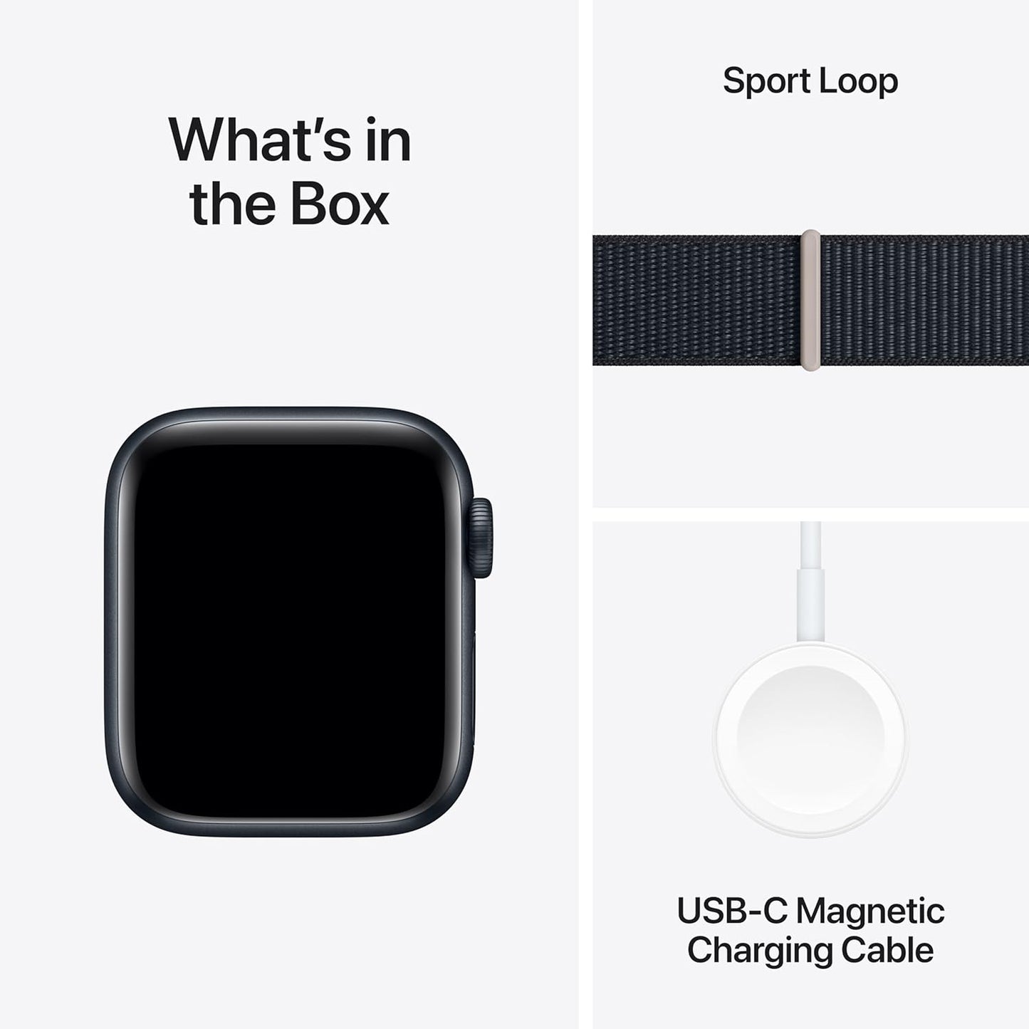 Apple MRE03LL/A Watch SE 2nd Gen 40mm Midnight Aluminum