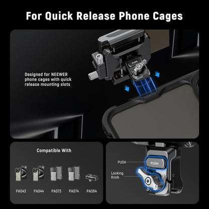 Neewer 10105212 Adjustable Quick Release SSD Holder