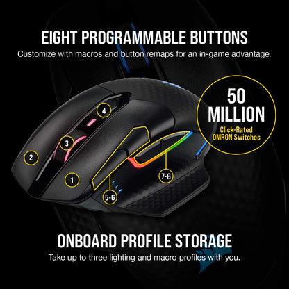 Corsair Dark Core RGB Pro SE Wireless Qi Gaming Mouse