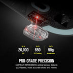Corsair 5b163d5c-2d33 M75 AIR Wireless Ultra Lightweight Gaming Mouse - Renewed
