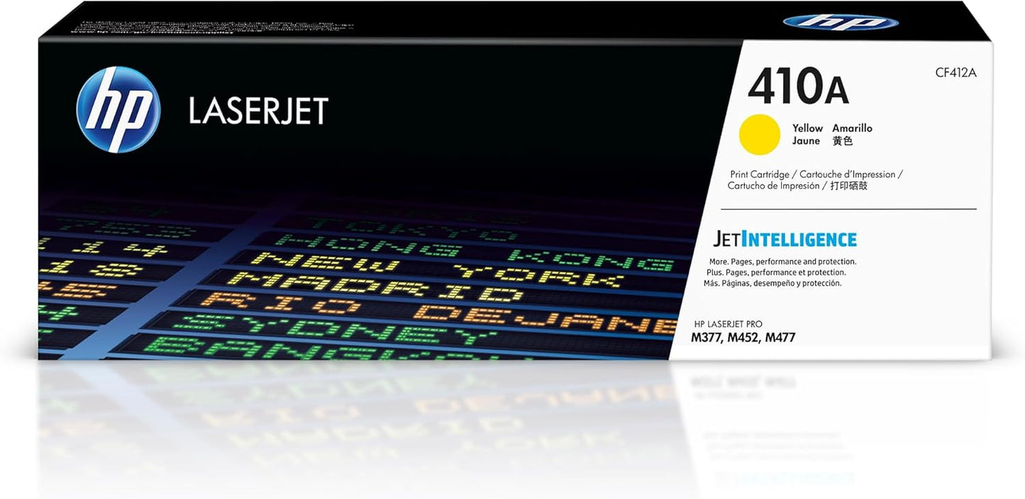 HP CF412A 410A Yellow LaserJet Toner Cartridge