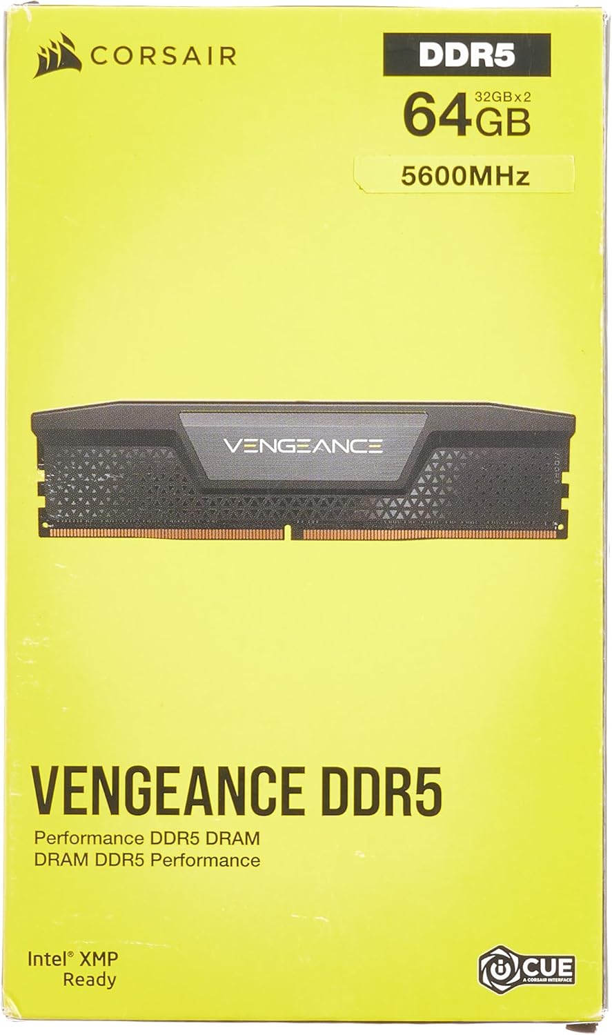 Corsair CMK64GX5M2B5600C40 64GB (2x32GB) 5600MHz DDR5 RAM