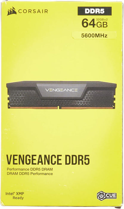 Corsair CMK64GX5M2B5600C40 64GB (2x32GB) 5600MHz DDR5 RAM