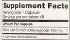 Seagate Olive Leaf Extract - 450mg, 45 Capsules - Immune Support