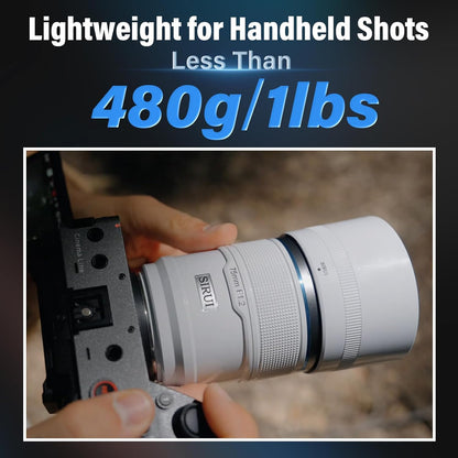 Sirui Sniper 75mm F1.2 Autofocus Lens - Sony E Mount (White)