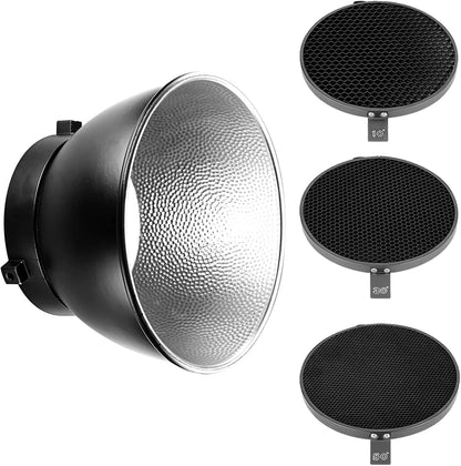 Neewer 10087271 7" Reflector Honeycomb Grid Bowens Mount