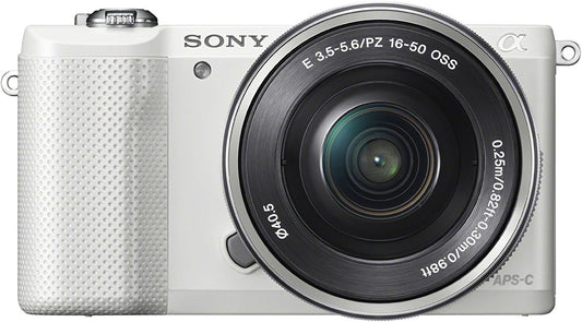 Sony ILCE5000L/W Alpha a5000 Mirrorless Camera with 16-50mm Lens