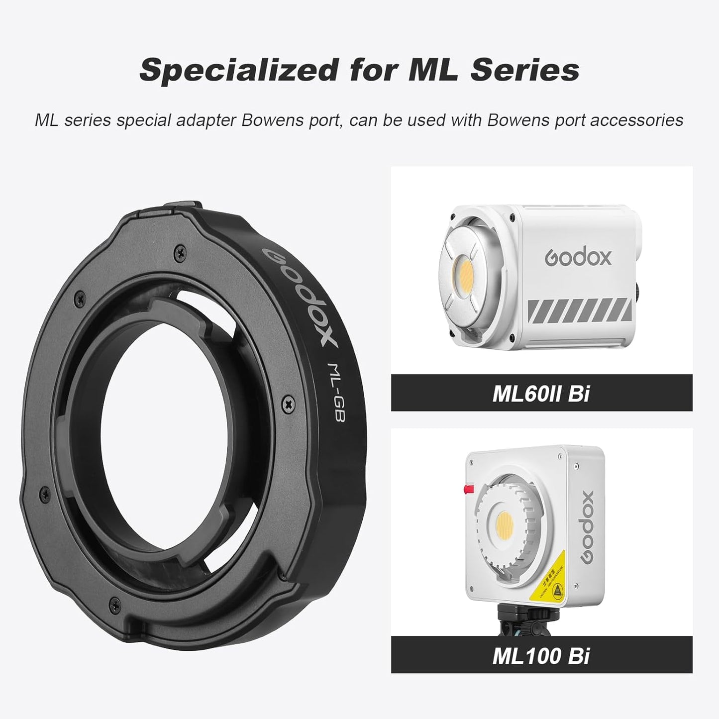 Godox ML-GB Bowens Mount Speedring Adapter