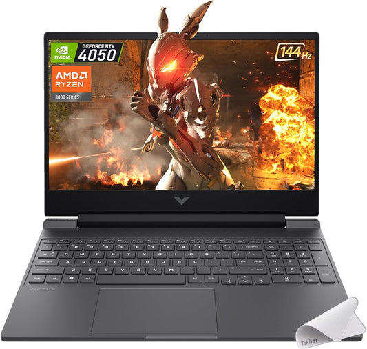 HP Victus Gaming Laptop Ryzen 5 RTX 4050 144Hz FHD