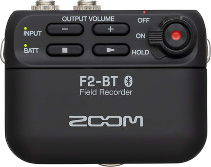 Zoom F2-BT Lavalier Field Recorder with Bluetooth Control